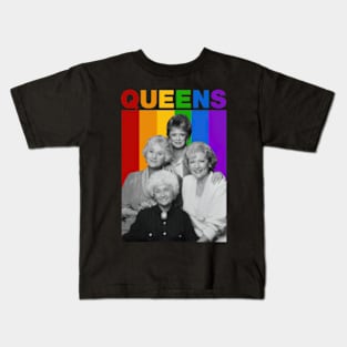 Golden Girls Queens Kids T-Shirt